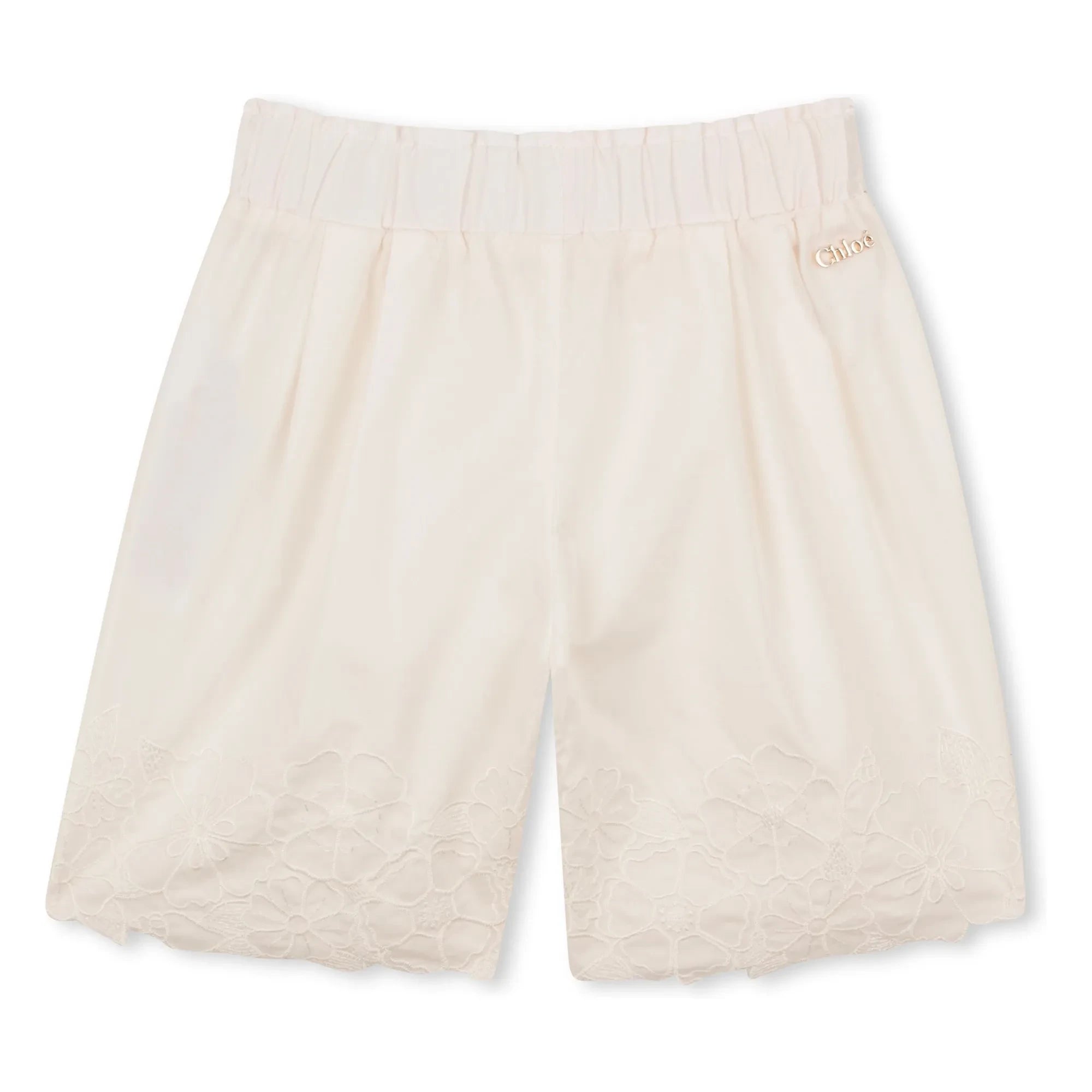 Chloé - Organik Pamuk Poplin Pantolon | Ekru