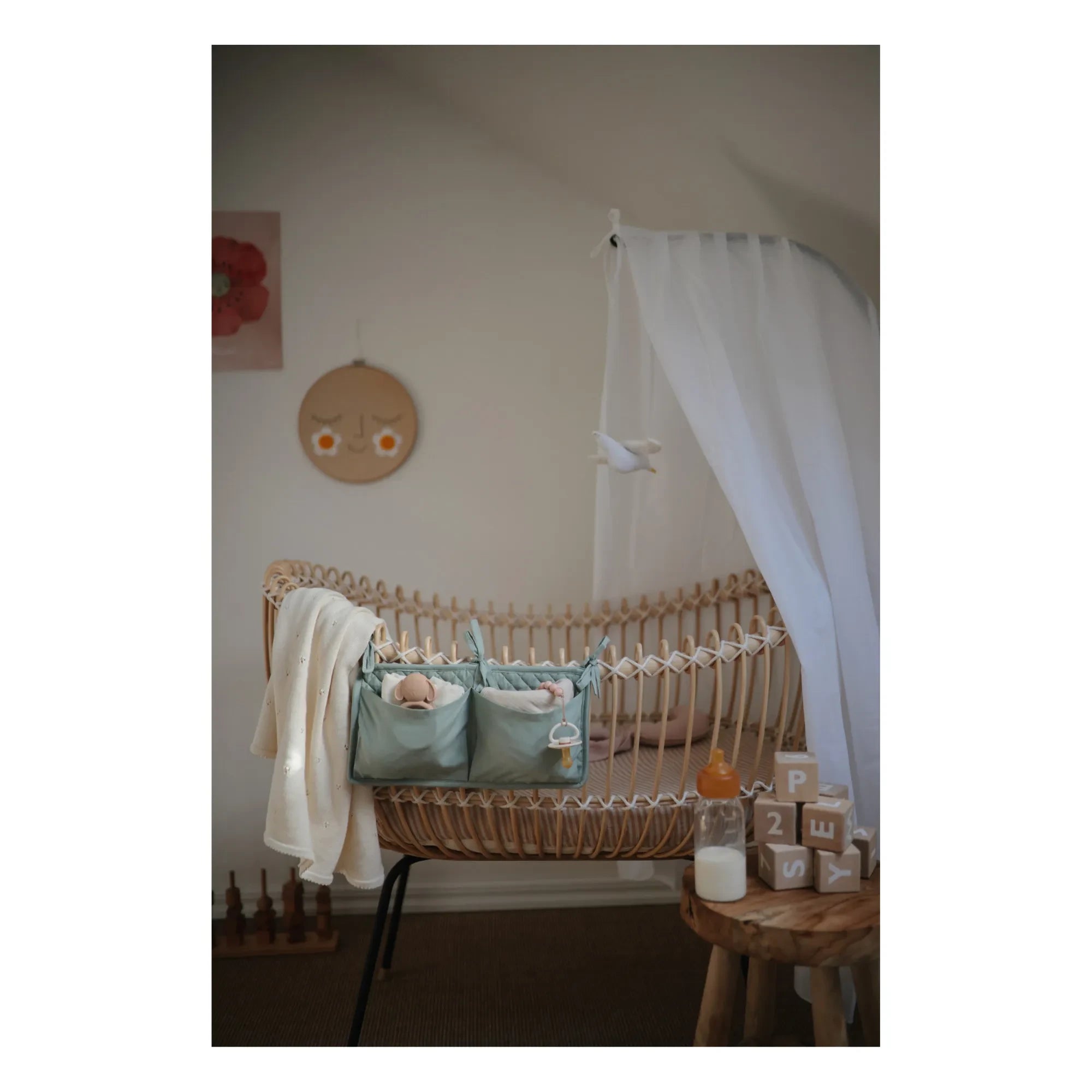 Bermbach Handcrafted - Lola Hasır Beşik - Pamuk Halat