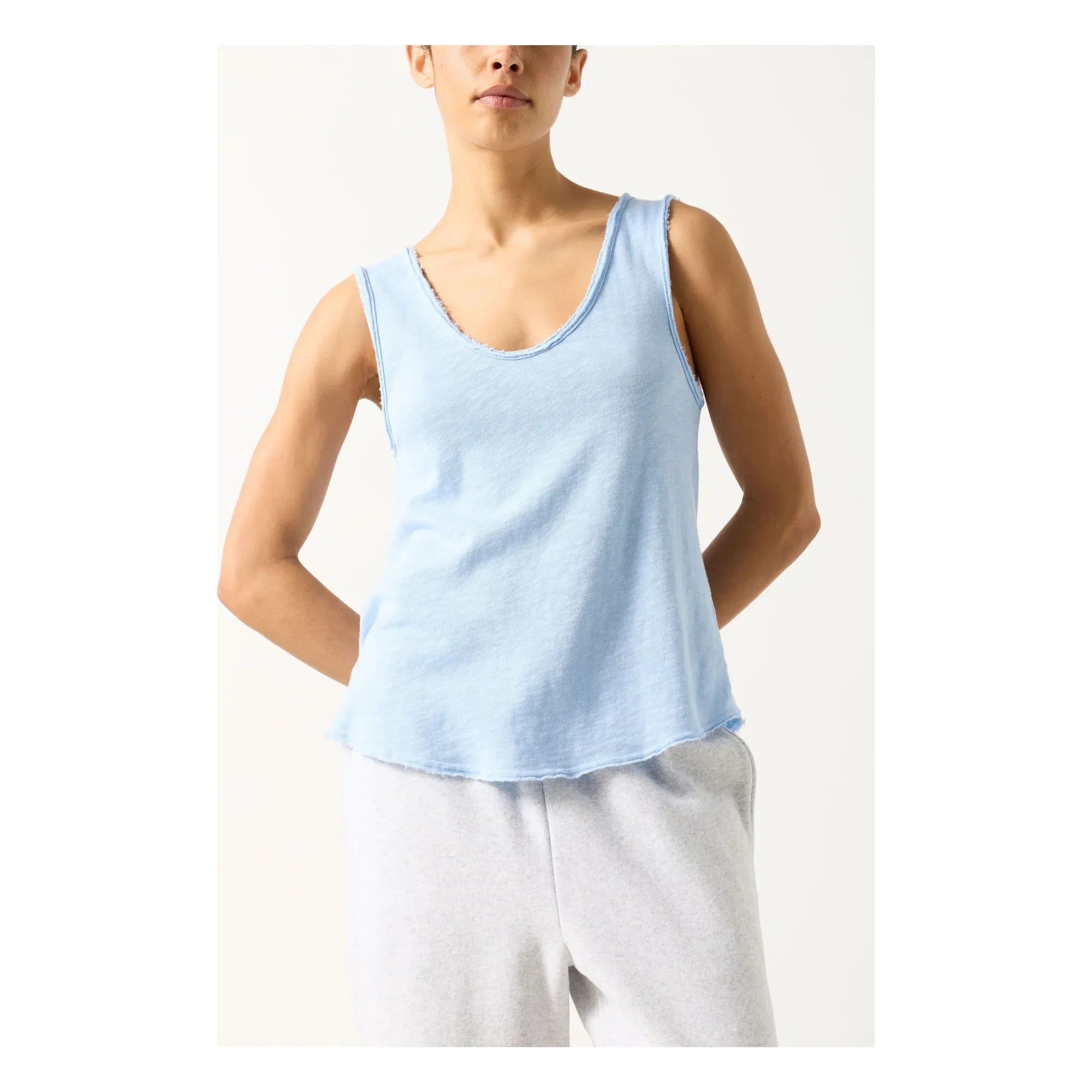 American Vintage - Sonoma Tanktop aus Baumwolle | Hellblau