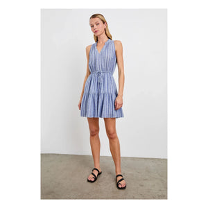 Rails - Albany Lake View Gestreiftes Kleid | Blau