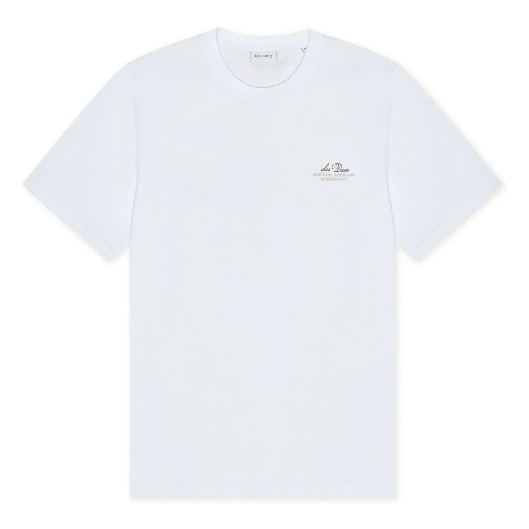 Les Deux - Ben Globe organik pamuklu T-shirt | Beyaz