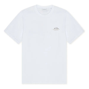Les Deux - Ben Globe organik pamuklu T-shirt | Beyaz