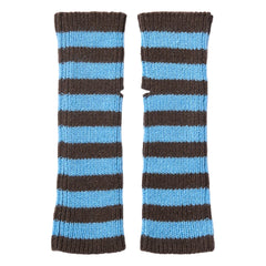 Mapoésie - Oda Wool Gestreifte Handschuhe | Mavi