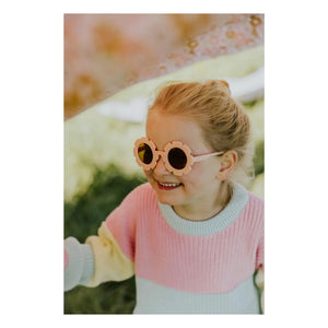 Yuki - Color Block Organic Cotton Sweater | Green Water