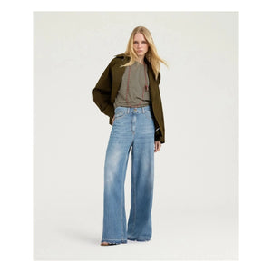 Momoni - Jean Aoki Baumwolle | Blau