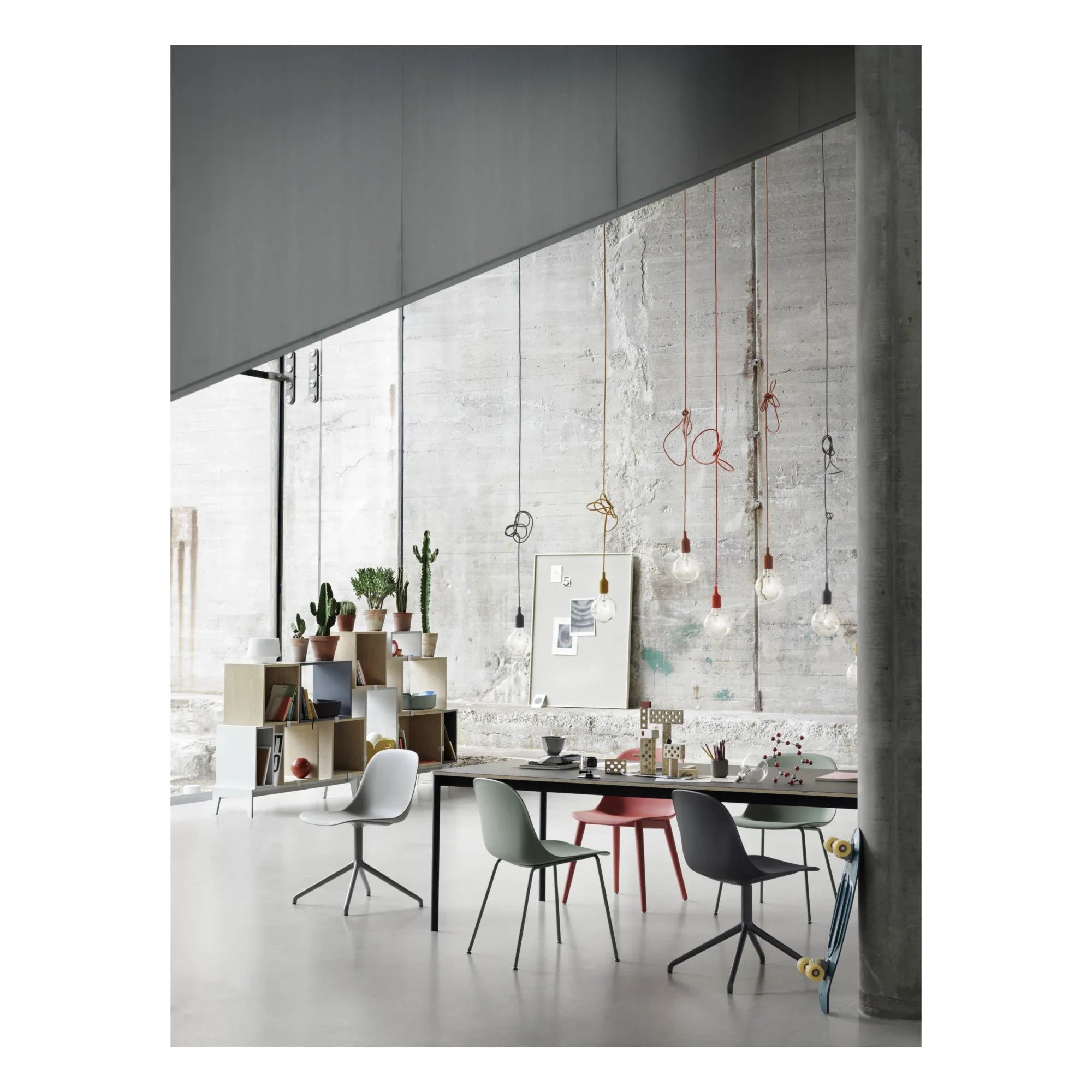 Muuto - Recycelter Faser-Kunststoffstuhl | Seladon