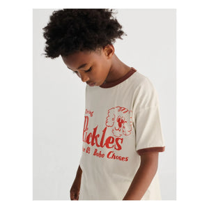Bobo Choses - The Dog Pickles Organic Cotton T-Shirt | White