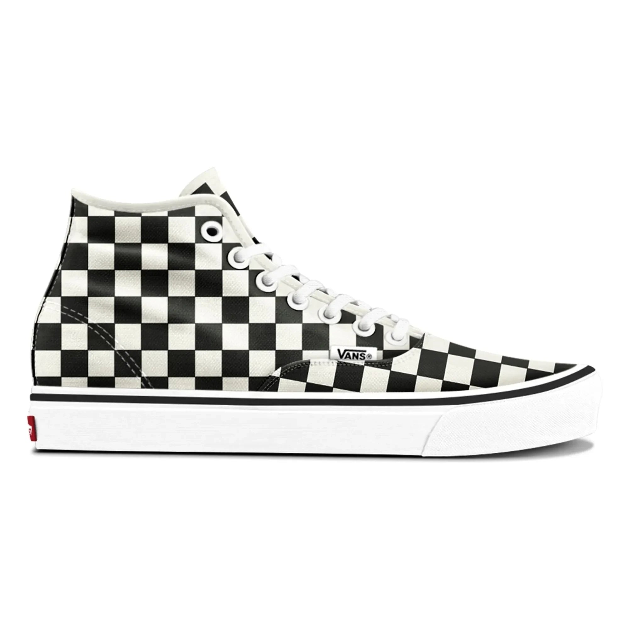 Vans - Authentic Hi 2.0 Damier Sneakers | Beyaz