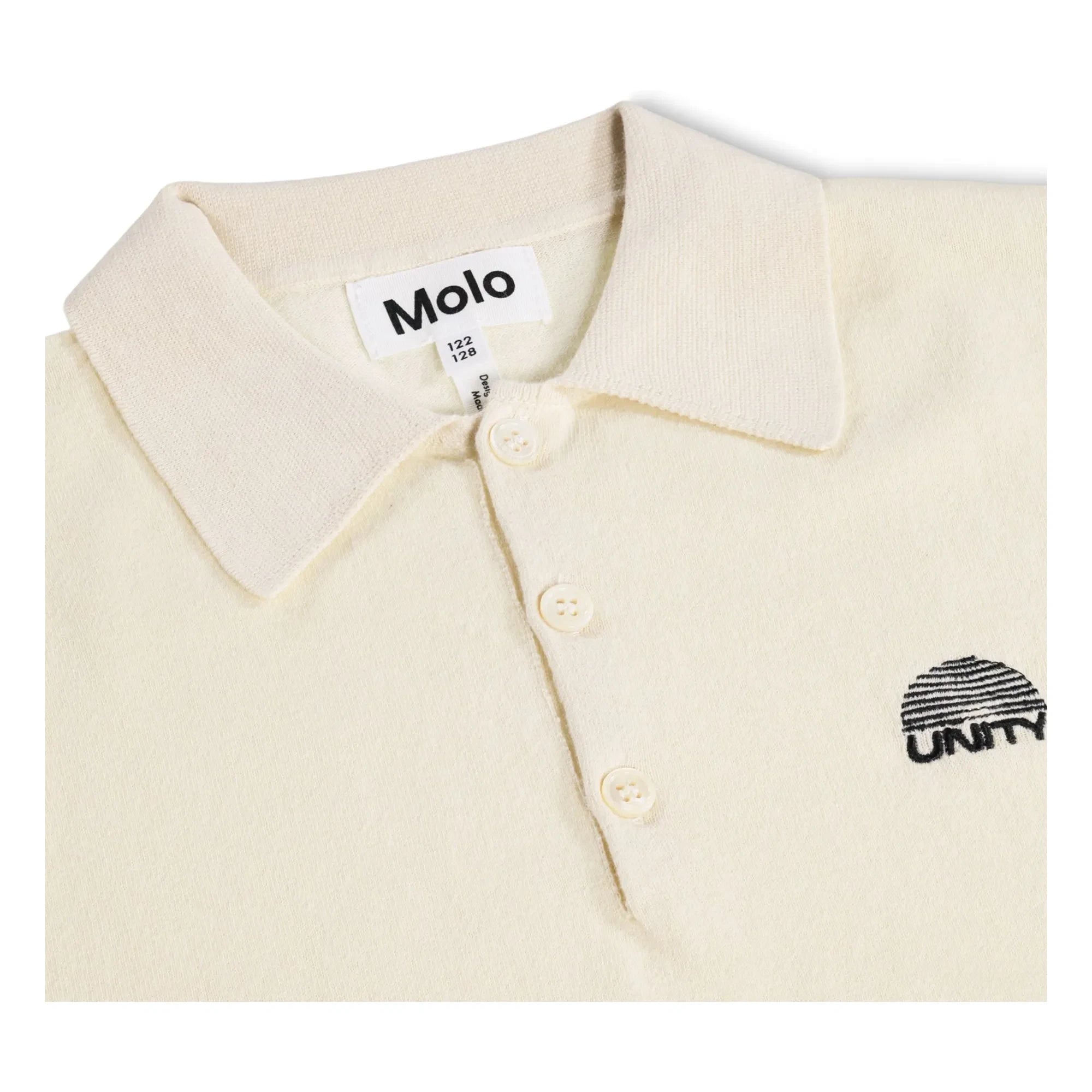 Molo - Brooks organik pamuk polo tişört | Ecru