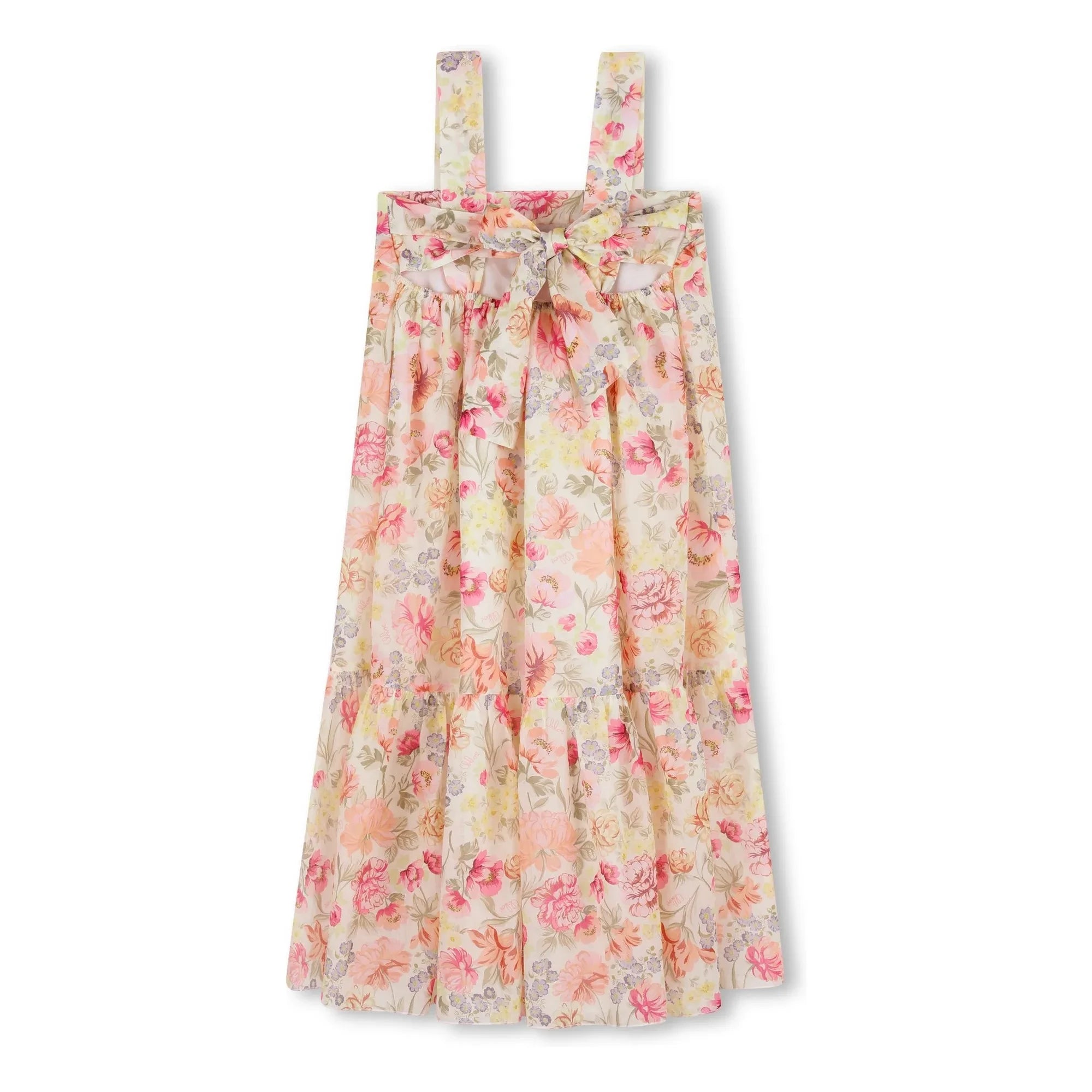 Chloé - Trägerloses Kleid aus Bio-Baumwolle | Creme
