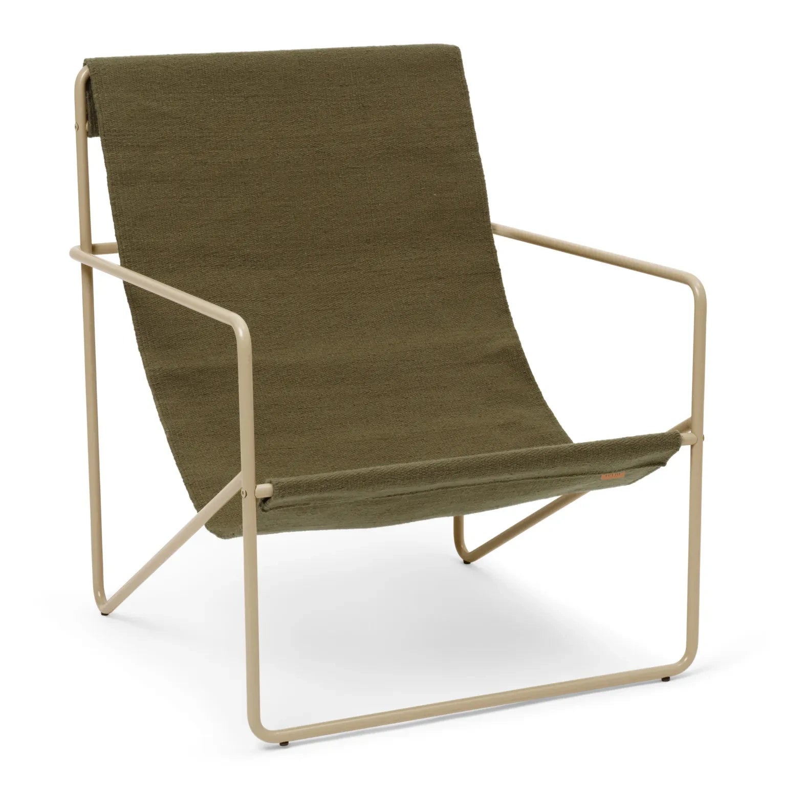 Ferm Living – Outdoor-Lounge-Sessel Desert | Olivgrün