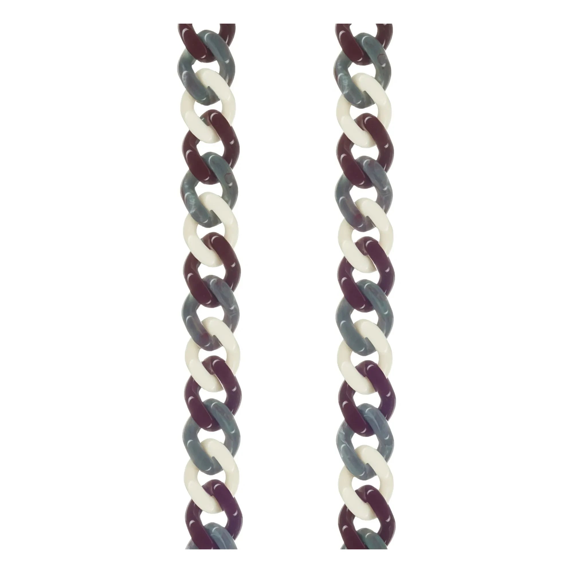 LaCoqueFrançaise - Gia 120 cm uzun zincir | Bordo