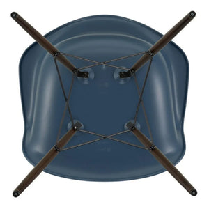 Vitra - DAW sandalye - akçaağaç taban - Charles &amp; Ray Eames | Deniz mavisi