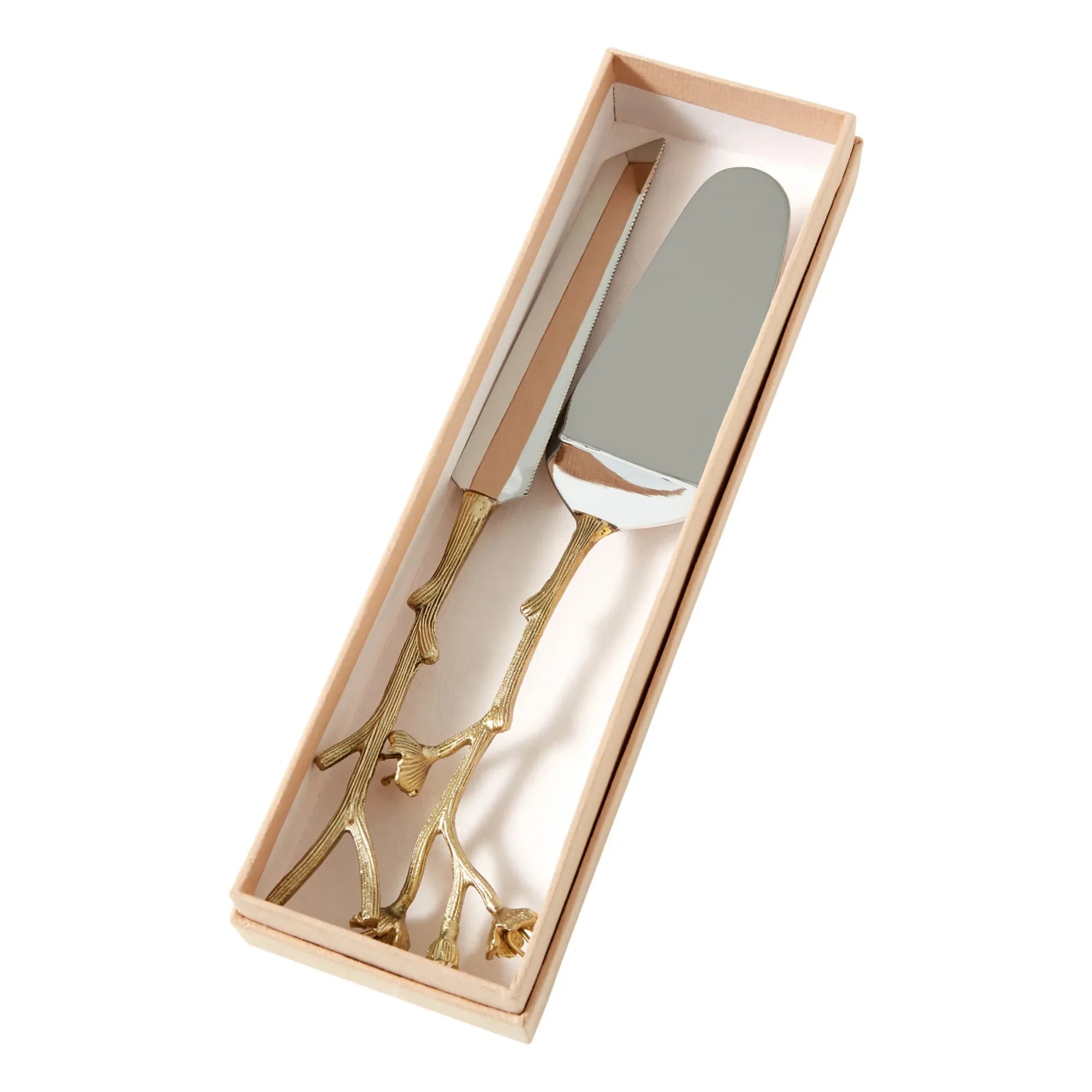 Doing Goods - Ava Blossom Cutlery Set - 2-piece | Gold