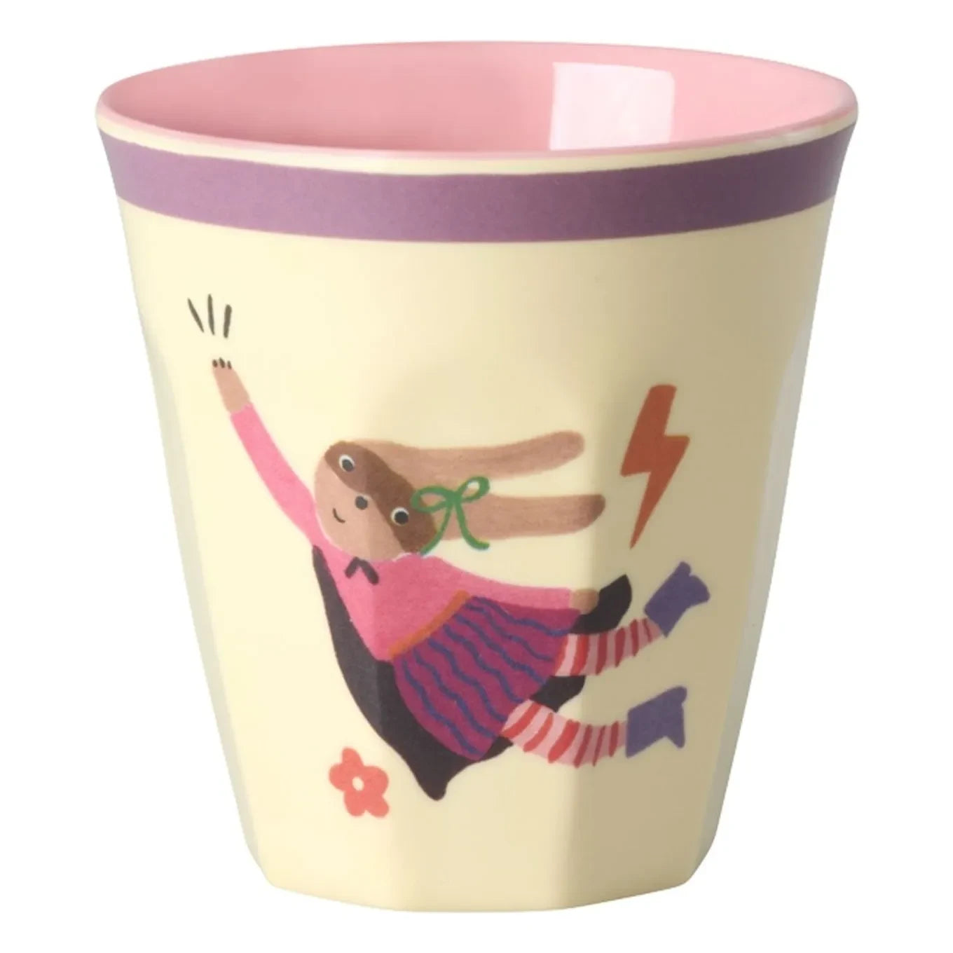 Rice - Heroes melamin bardaklar - 6'lı set | Pembe