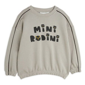 Mini Rodini - Organic Cotton Sweat Cat | Gri