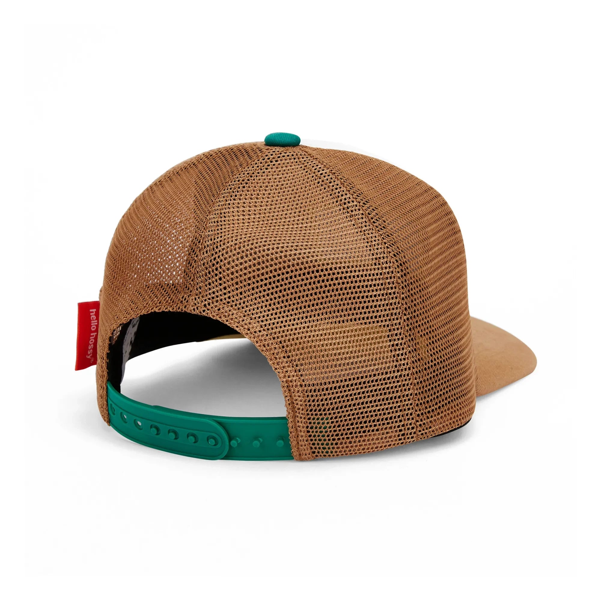 Hello Hossy - Düz Trucker Cap | Camel