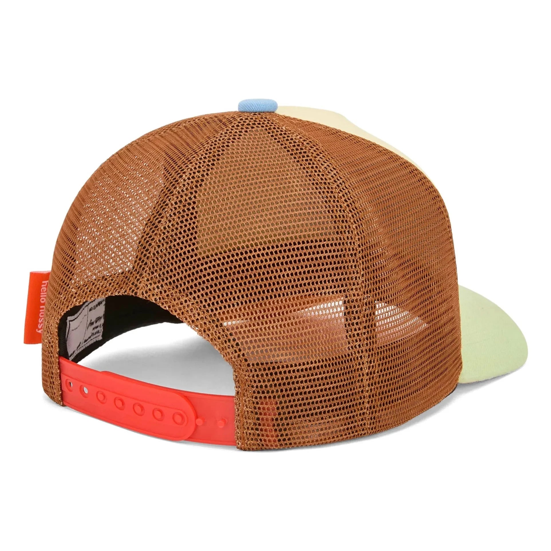 Hello Hossy - Trucker Rolling Pony Kappe aus Bio-Baumwolle mit gebogenem Schirm | Beige