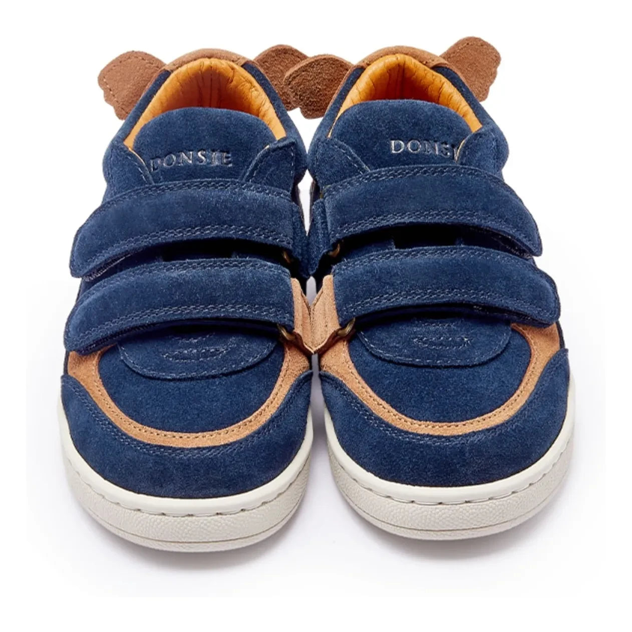 Donsje - Rinou Koala Wildleder-Sneakers mit Zacken | Nachtblau