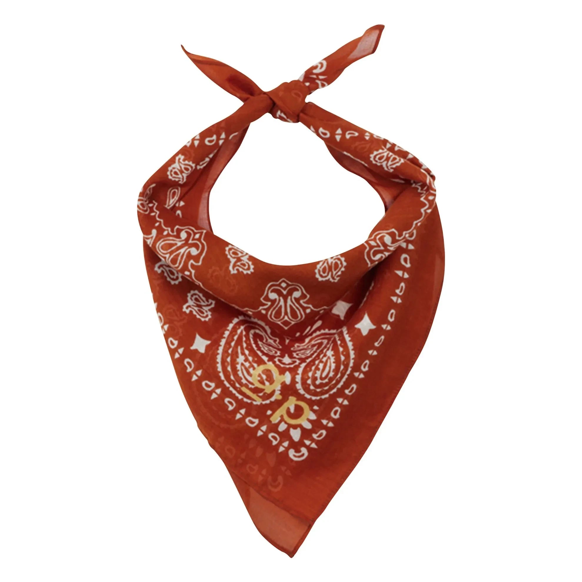 a.p - Cotton Tulle Bandana | Brown