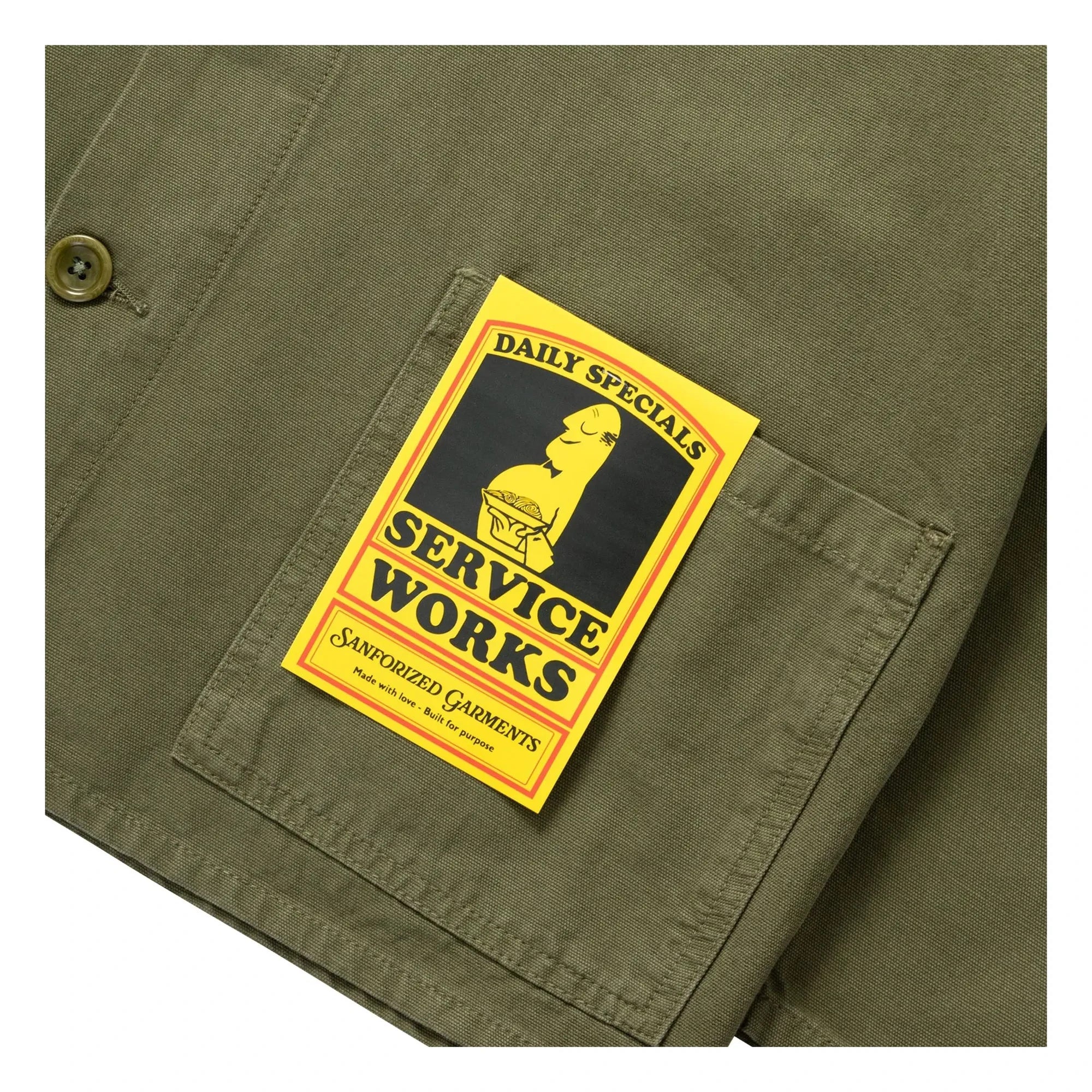 Service Works - Canvas Chore Overshirt | Khaki