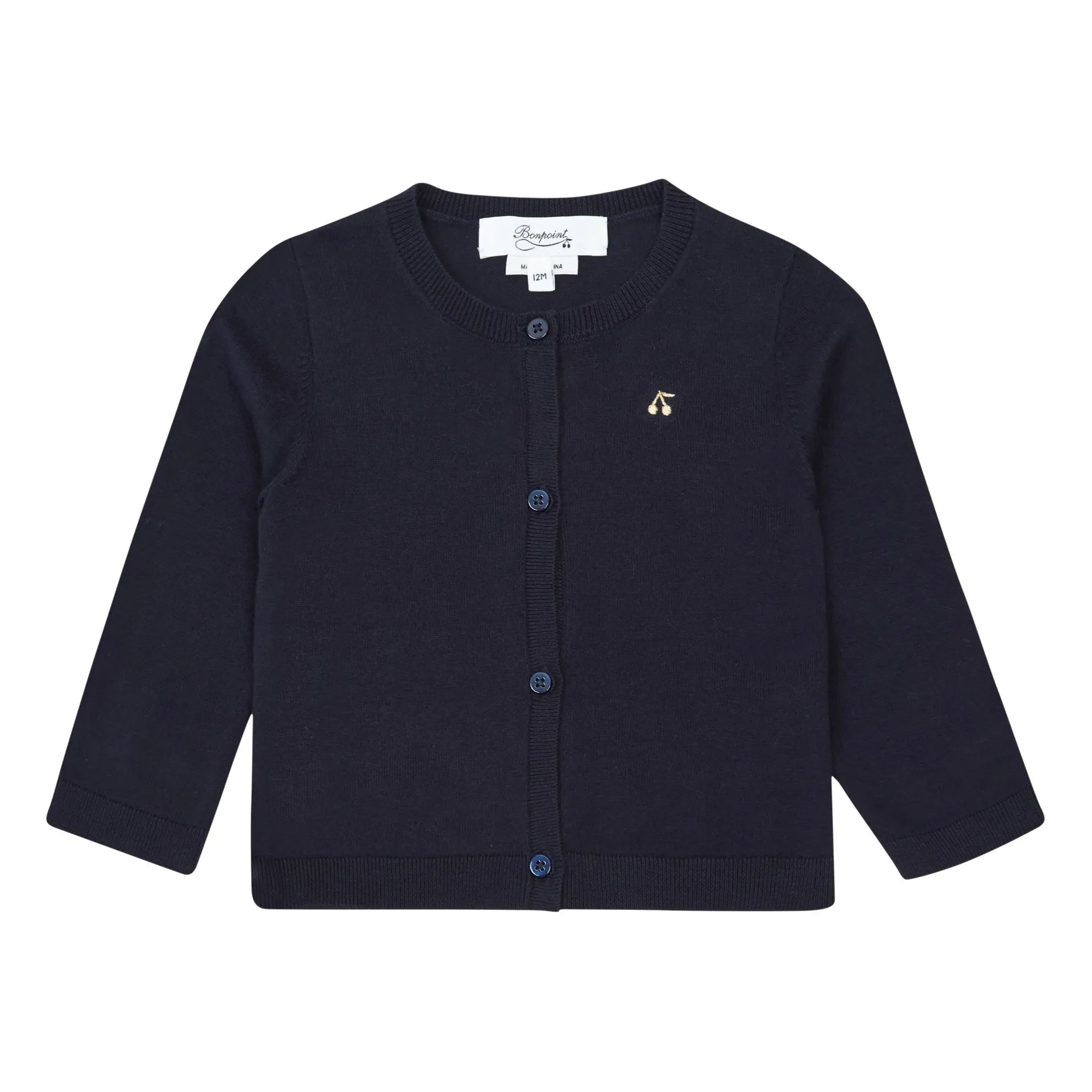 Bonpoint – Marineblaue Strickjacke