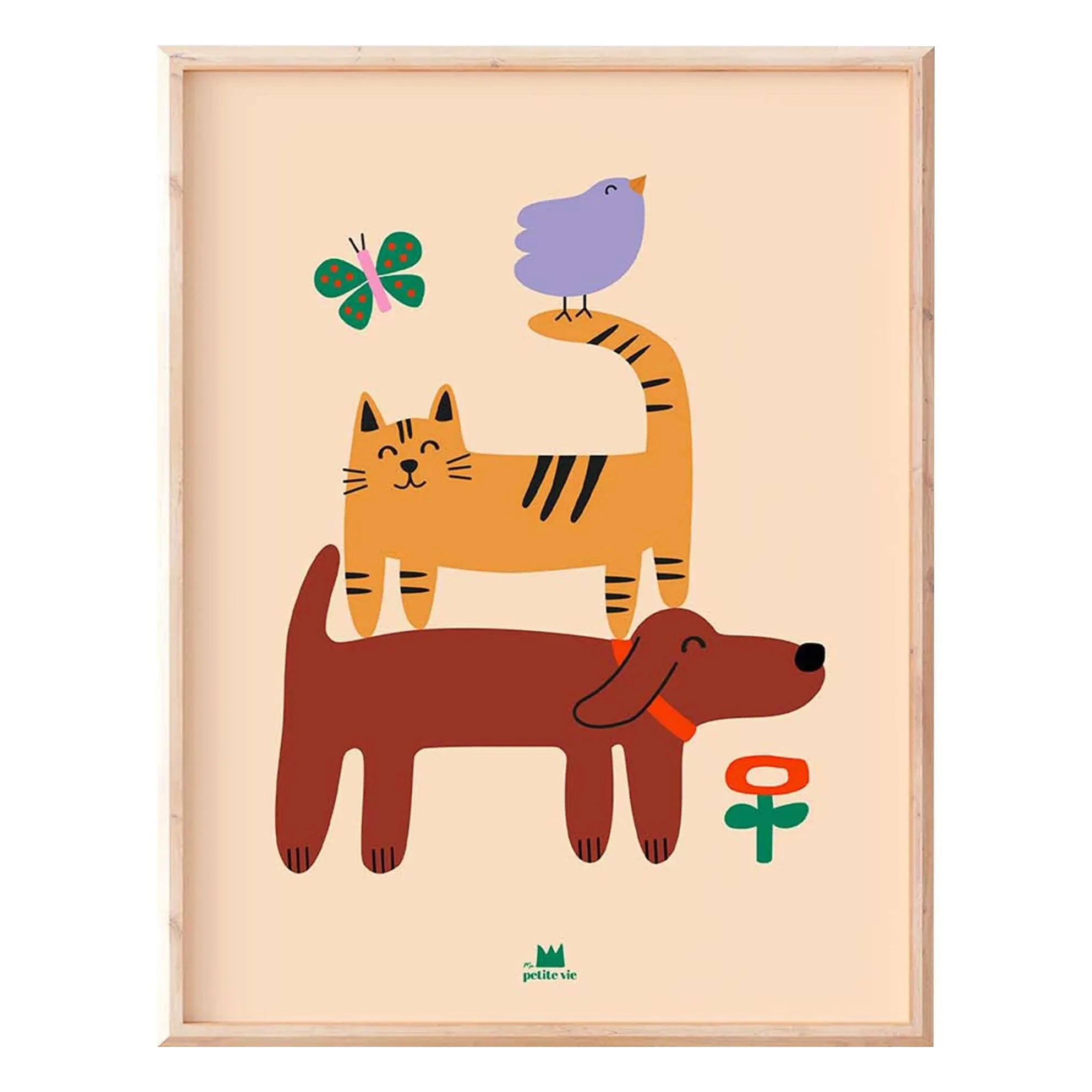 Ma petite vie - Köpek, Kedi ve Kuş posteri | Kum