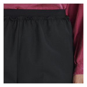 Pomandère - Elastic Waist Wool Trousers | Black