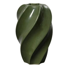 Broste Copenhagen - Odette stone ceramic vase | Green