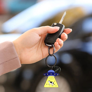 Legami - Enamel Key Chain - Space - What a Keychain!