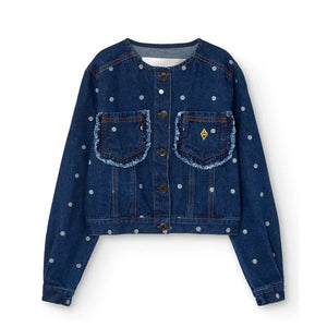 The Animals Observatory - Swift Pois Denim Ceket | Koyu Mavi