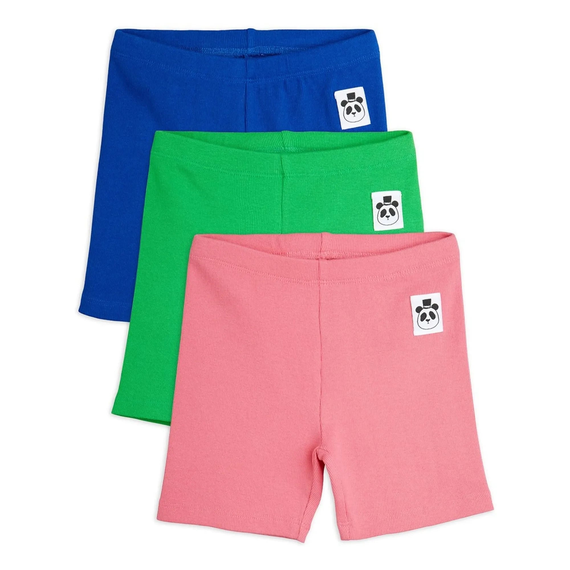 Mini Rodini - 3er Pack Bio-Baumwoll-Radlerhose | Rosa