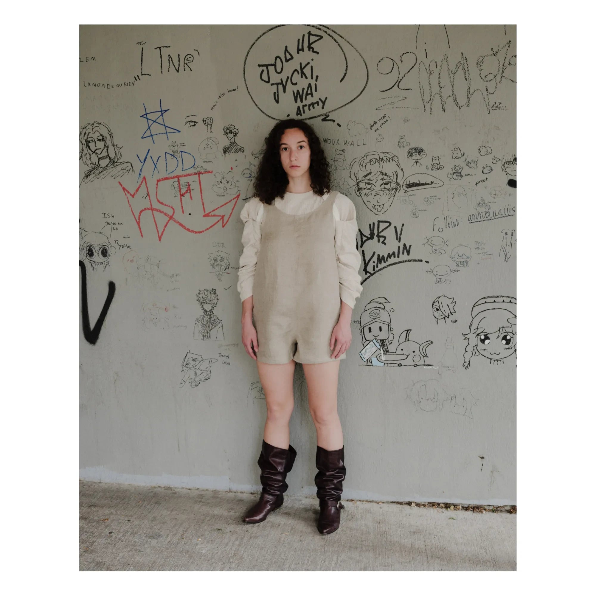 Baserange - Hemp Jumpsuit | Beige