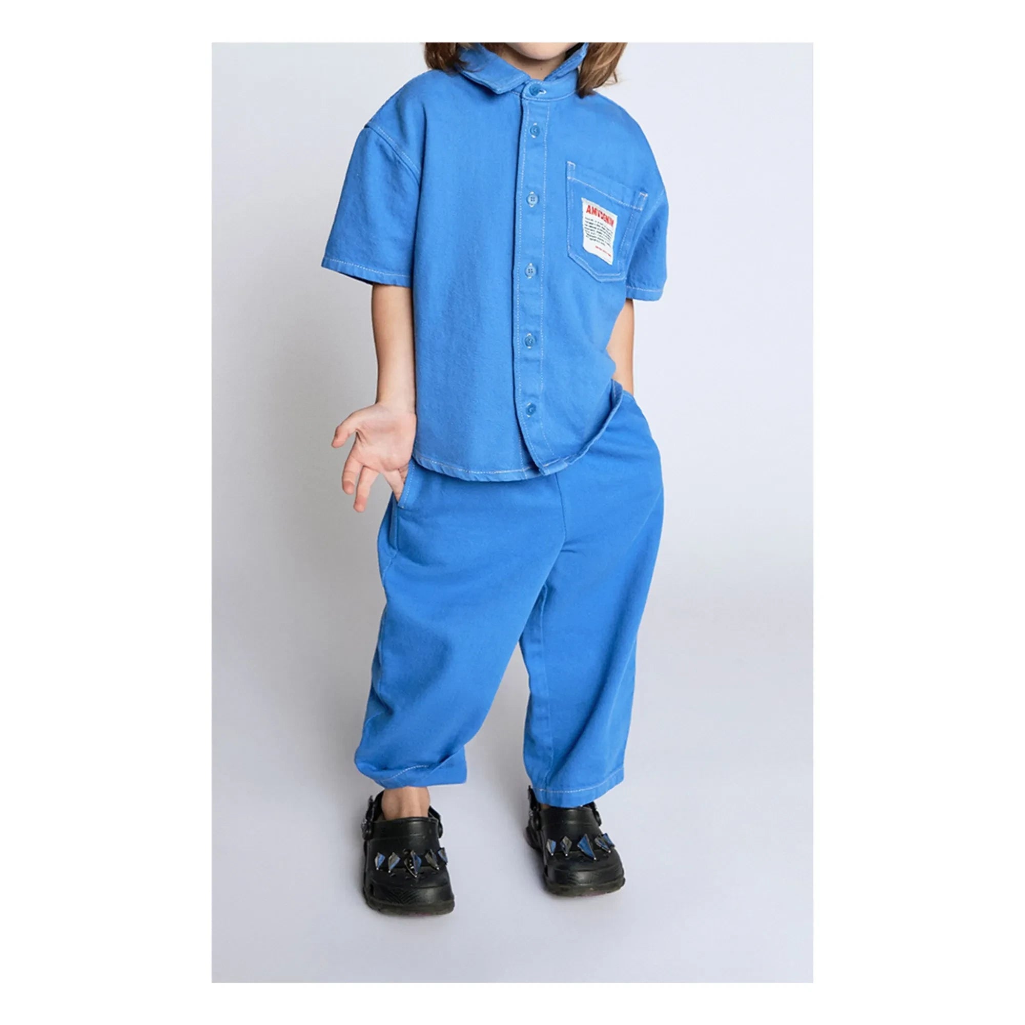 American Vintage - Pusway Organik Pamuk İpli Denim Pantolon | Mavi