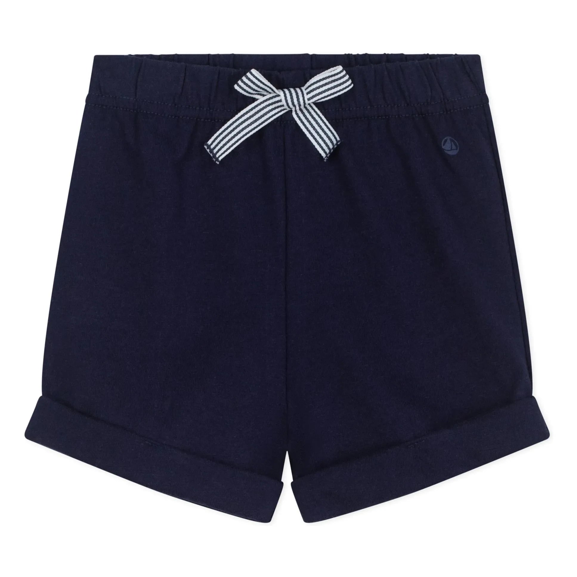 Petit Bateau – Shorts aus Bio-Baumwoll-Fleece | Nachtblau
