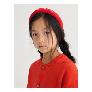 Bobo Choses - Recycelter Faser-Schwamm Stirnband | Rot