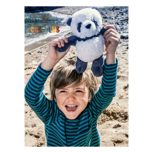 Bon Ton Toys – Panu der Panda Plüsch | Schwarz/Weiß