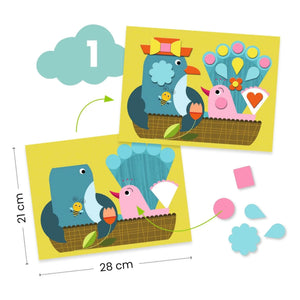 Djeco - Çok aktiviteli set Kedi ve arkadaşlar