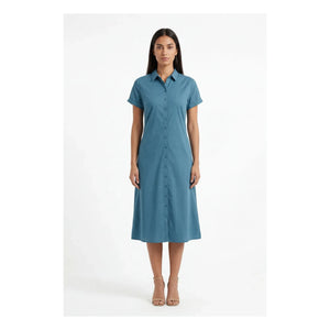 Hod - Cotton T-Shirt Dress | Indigo