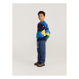 Bobo Choses - Patch-Hose aus Bio-Baumwolle | Blau