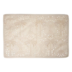 Olsson & Jensen - Brisa Palm Embroidered Service Placemats | Ecru