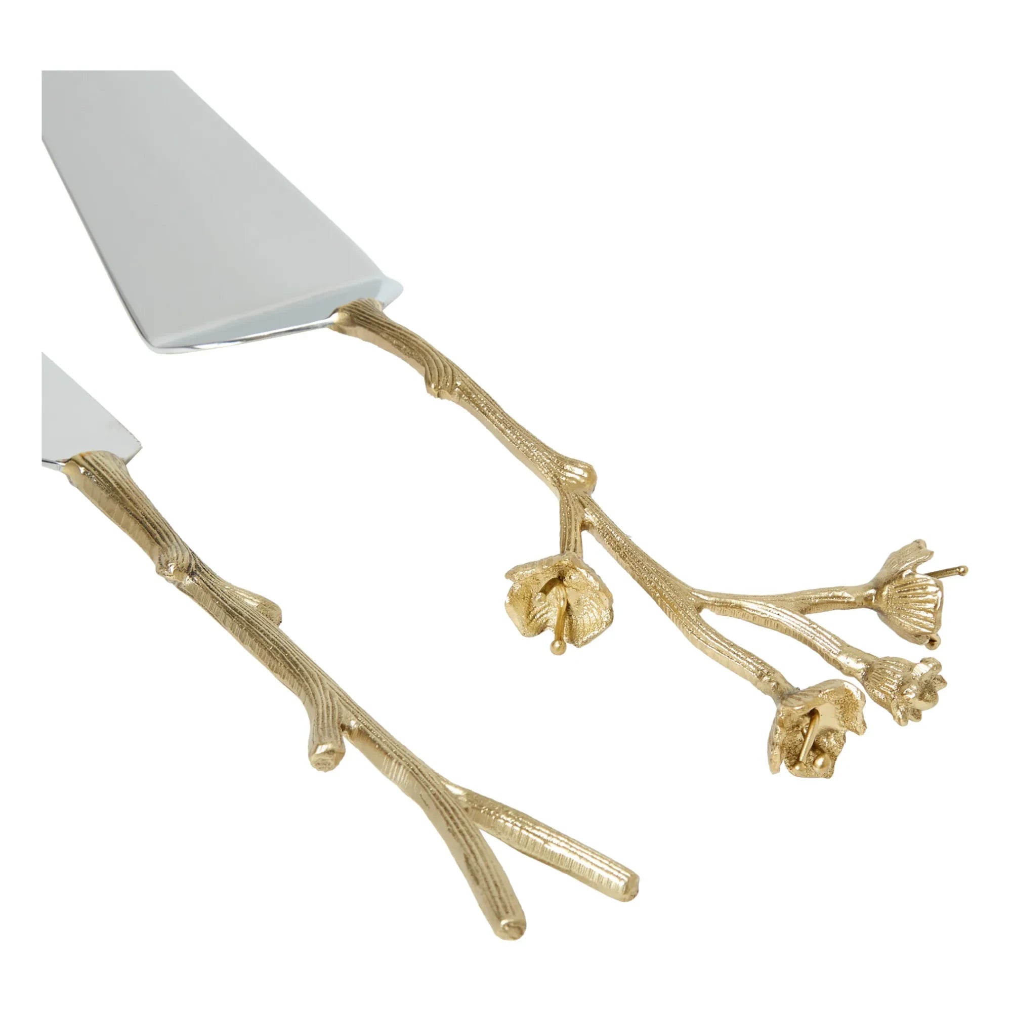 Doing Goods - Ava Blossom Cutlery Set - 2-piece | Gold