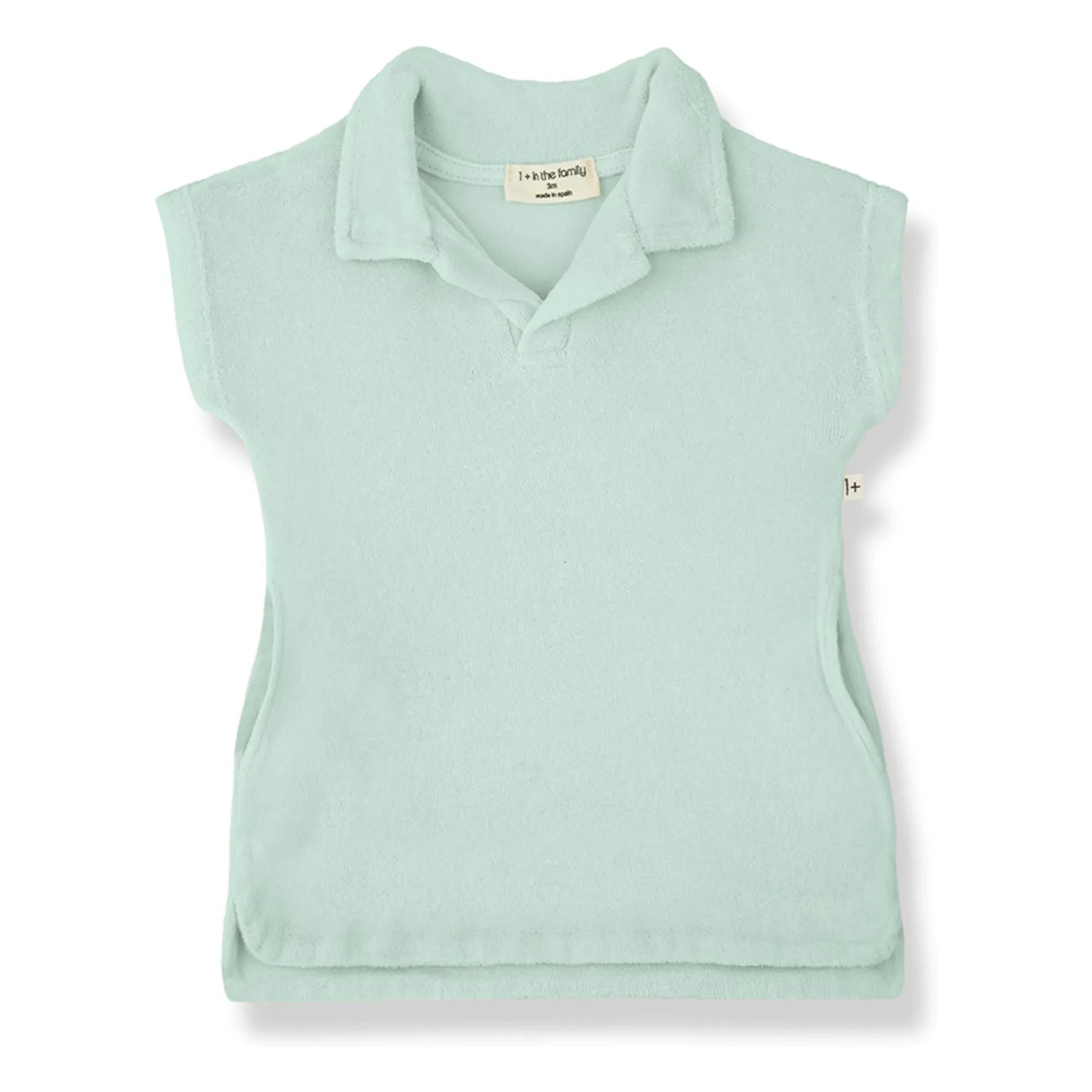 1+ in the family - Valldemosa Terry Dress | Almond green