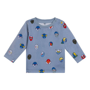 Stella McCartney Kids - Süper Kahraman Tişört | Mavi
