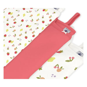Petit Bateau - 3er Pack Frucht-Unterhemden | Weiß