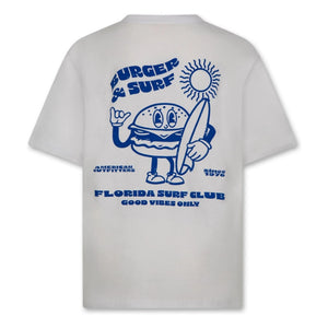 AO76 - Silas Burger T-Shirt Recycelte Baumwolle | Weiß