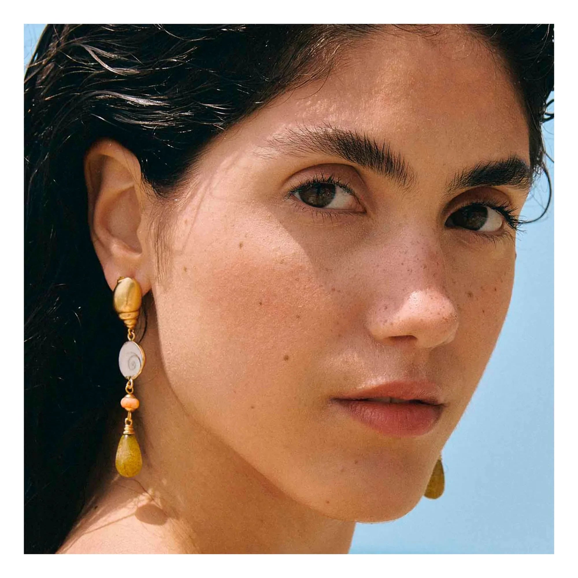 Alhaja - Caracola Earrings | Gold