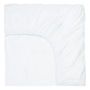 Suite 702 - Organik Percale Lastikli Çarşaf | Beyaz