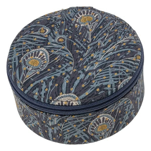 Bon Dep - Runde Schmuckschatulle MW Liberty Queen Hera Spot | Nachtblau