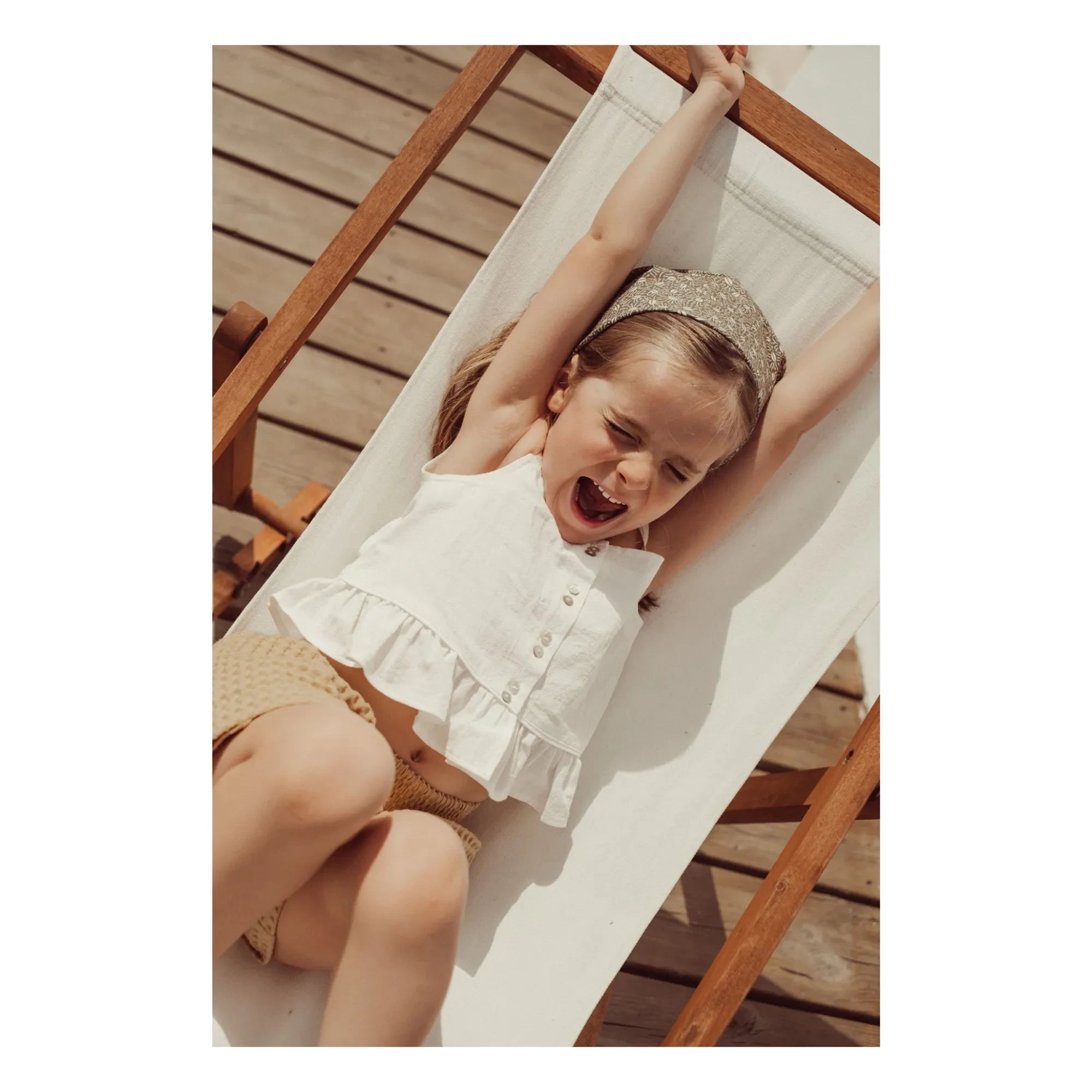 THE LiTTLE POETS - Rosalia Bio-Baumwoll Crop Top | Weiß